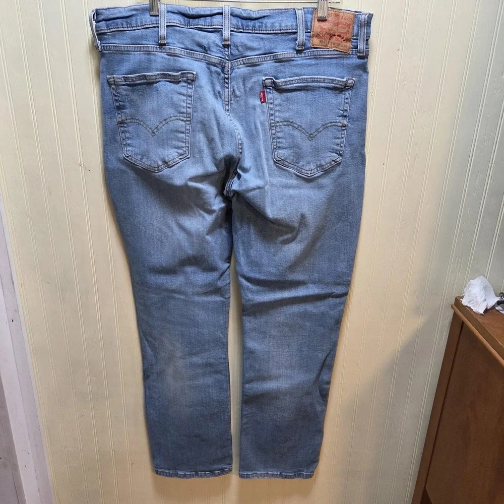 Levis 541 Jeans Mens 38x30 Blue Athletic Fit Tapered Light Wash Denim Pants